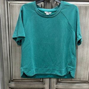 Athleta Teal Short Sleeve Top